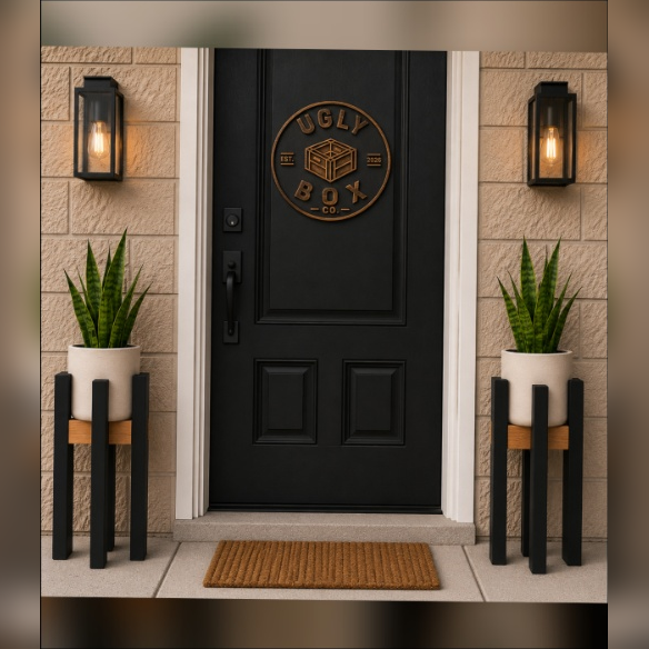 The Halifax plant stands at a front door