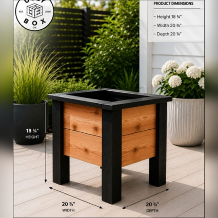 Modern Urban Planter dimensions