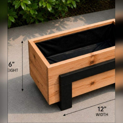 Urban Contrast Planter dimensions